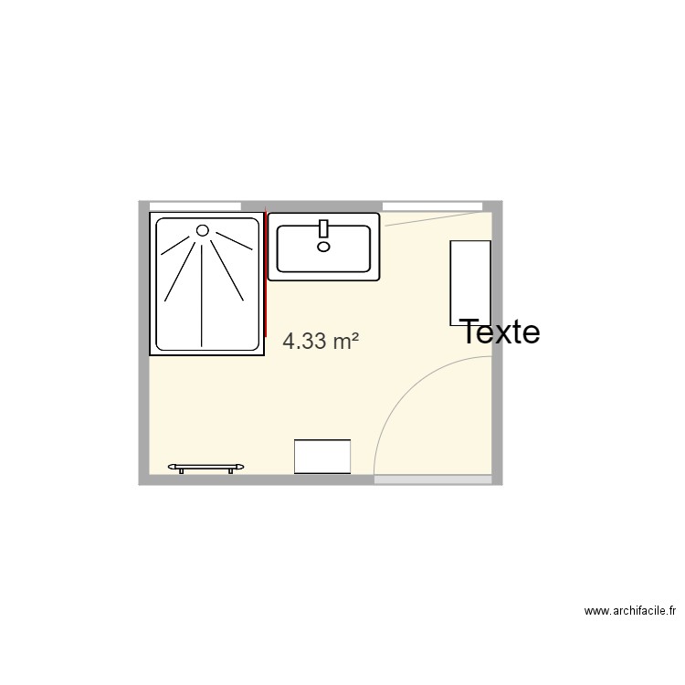 salle de bains Perols. Plan de 0 pièce et 0 m2