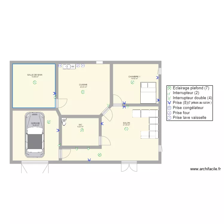 PLAN maison 3D. Plan de PLAN maison 3D. Plan de