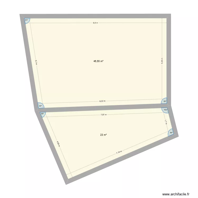 plan pour beton. Plan de 2 et 70 m² plan pour beton. Plan de 2 et 70 m²