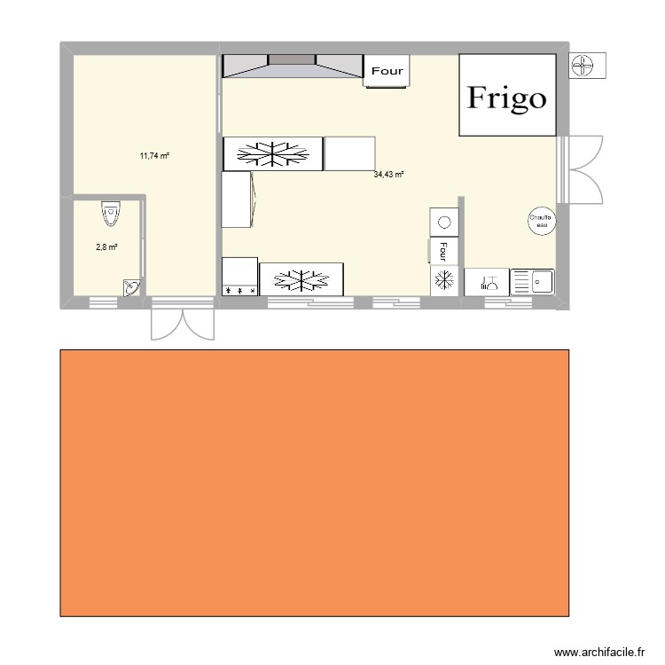 labo. Plan de 0 pièce et 0 m2