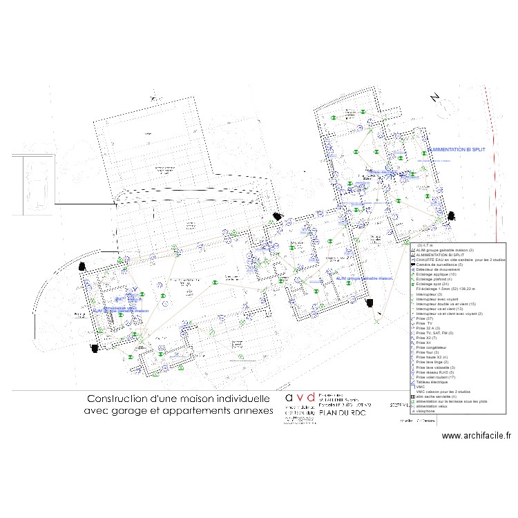 plan elec. Plan de 0 pièce et 0 m2