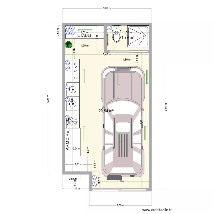 LOT 3.vide Saint Etienne de Tin&eacute;e.5. Plan de 