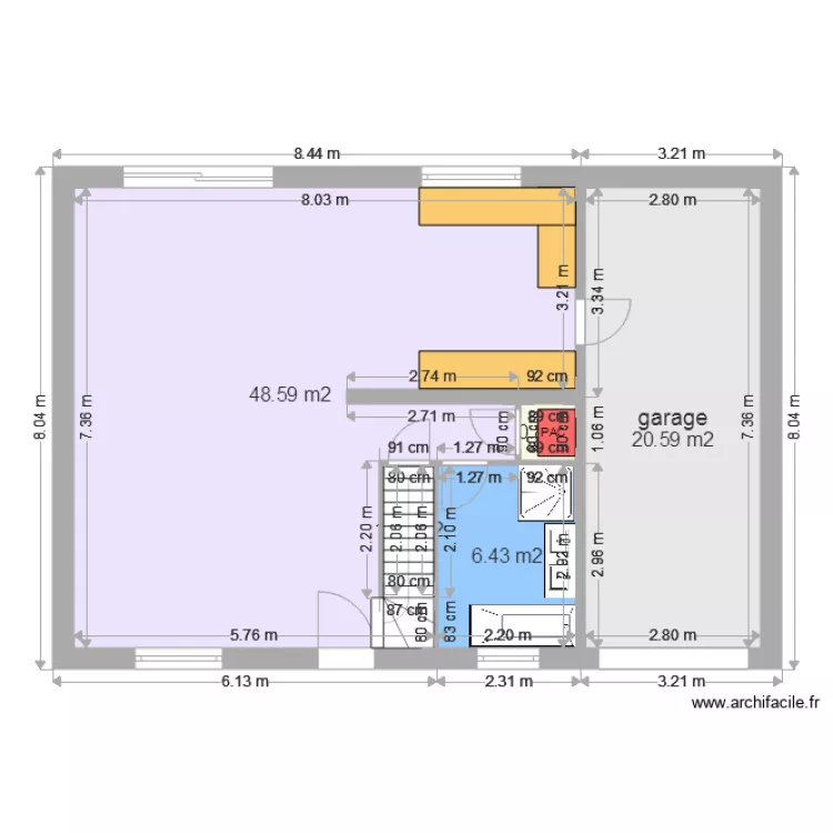 SPALONY SOLEBIDA Rdc. Plan de 