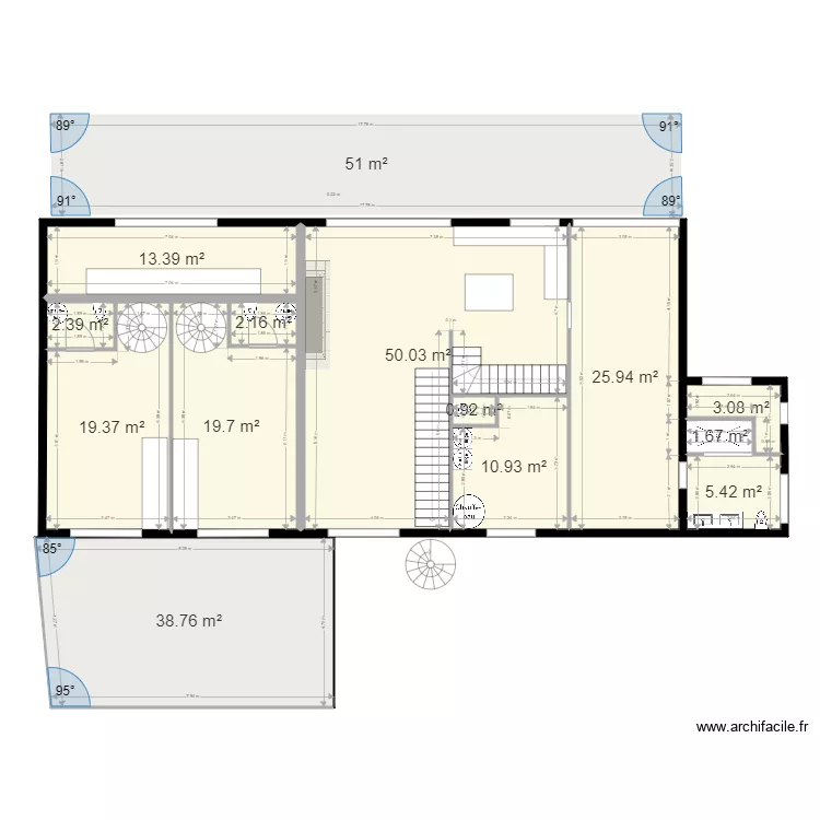 GITE galllician10. Plan de 