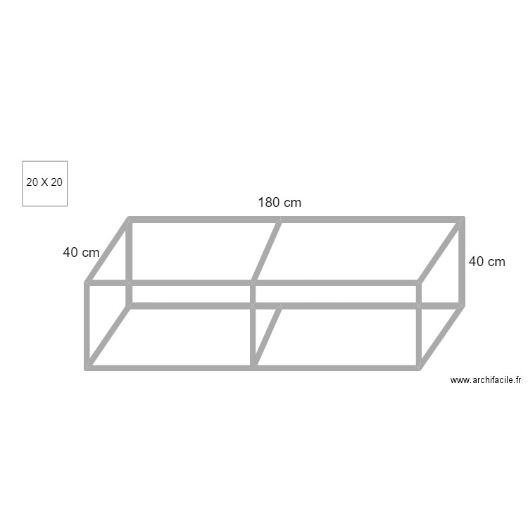 coffret sous TV. Plan de 0 pièce et 0 m2