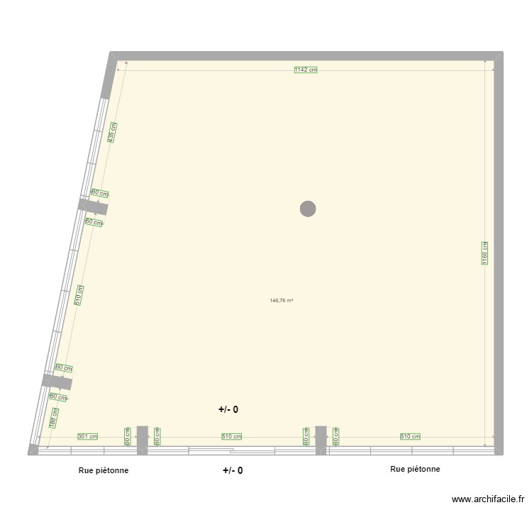 KECHNAYA D'ORIENT avant travaux. Plan de 0 pièce et 0 m2