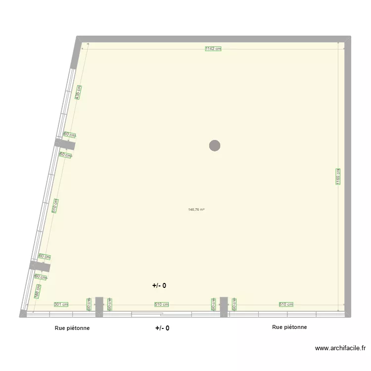 KECHNAYA D'ORIENT avant travaux. Plan de KECHNAYA D'ORIENT avant travaux. Plan de