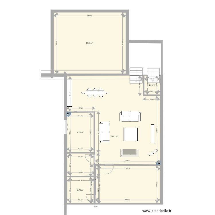 Chalet projet août 2020. Plan de 0 pièce et 0 m2