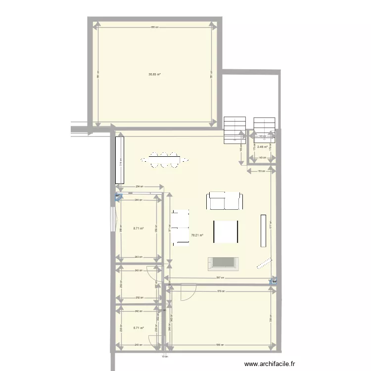 Chalet projet ao&ucirc;t 2020. Plan de 