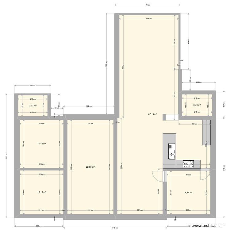 global new new new new. Plan de 7 pièces et 128 m2