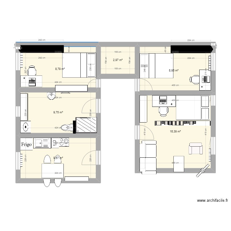 plan1. Plan de 0 pièce et 0 m2