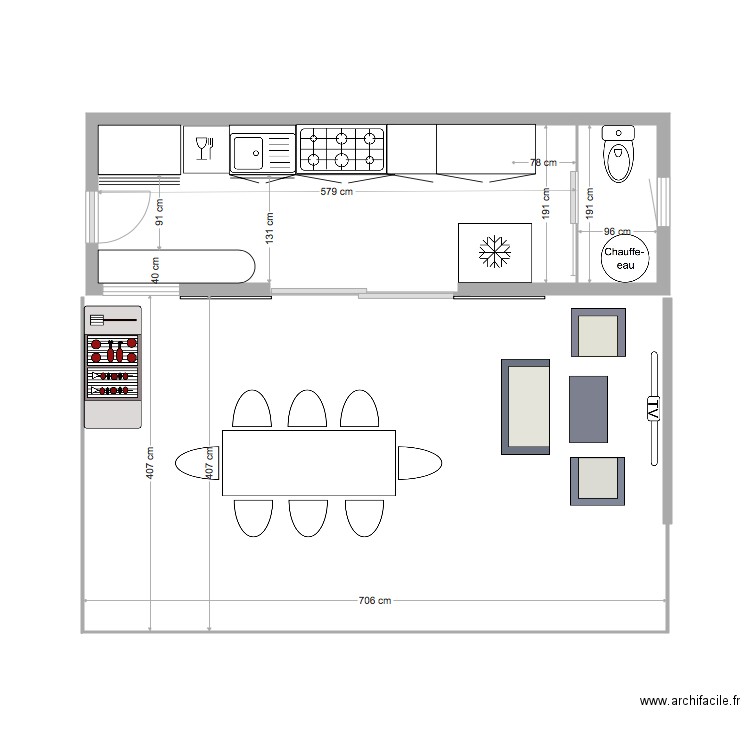 cuisine extérieur 1. Plan de 0 pièce et 0 m2