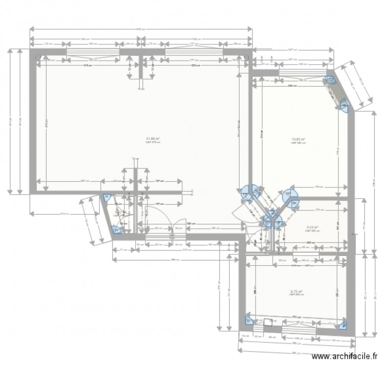 galant. Plan de 0 pièce et 0 m2