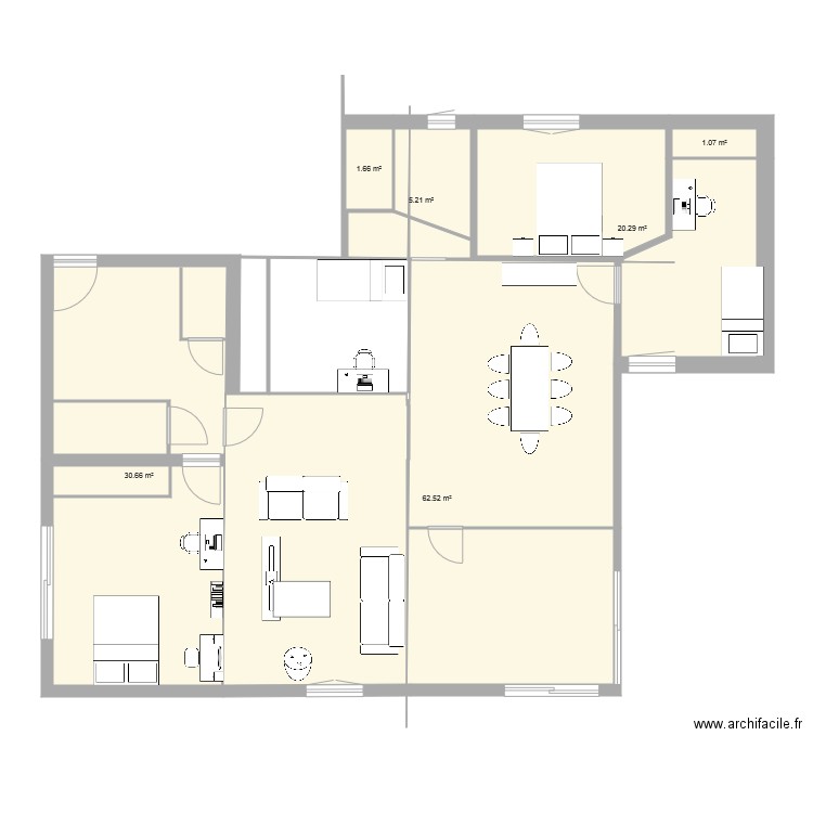 plan agrandissement. Plan de 0 pièce et 0 m2