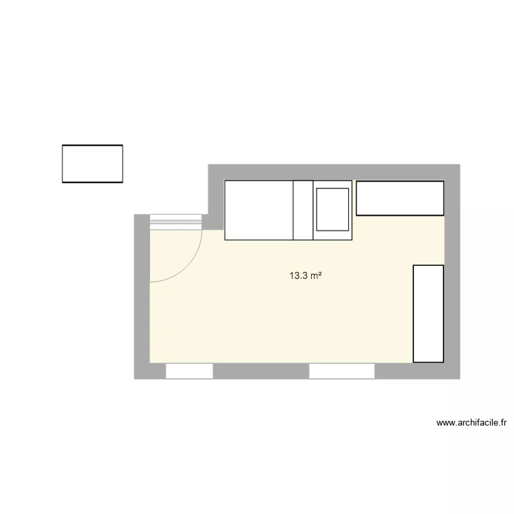 Chambre 3 v2. Plan de 