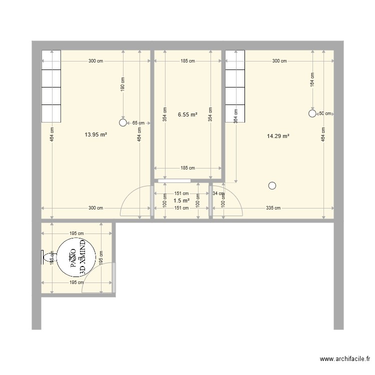 BIETTRON IMPLANTATION pano. Plan de 0 pièce et 0 m2