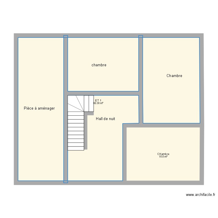 Et 1. Plan de 0 pièce et 0 m2