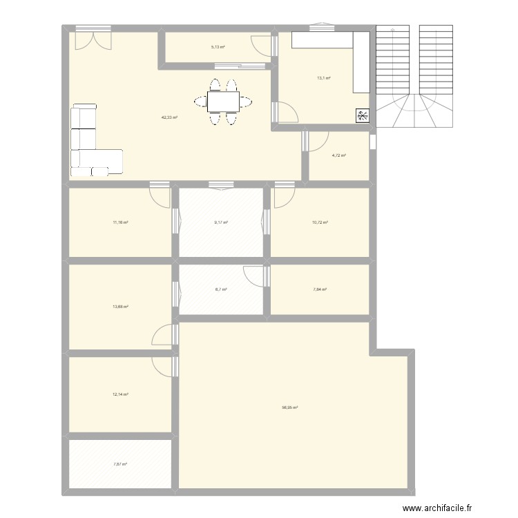 appartement. Plan de 0 pièce et 0 m2