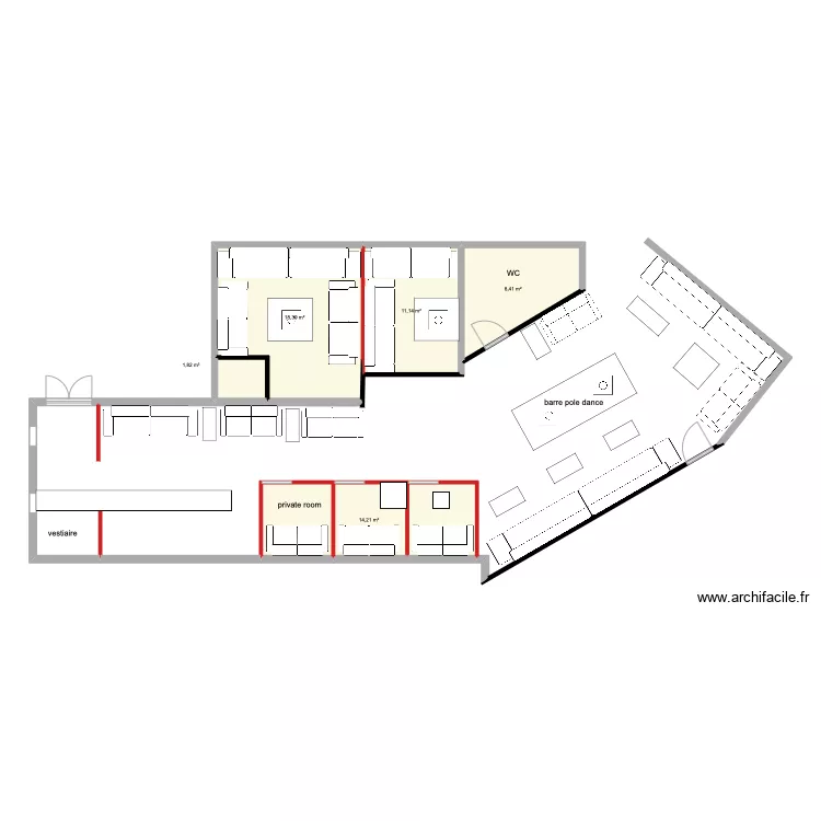 club pole dance 2. Plan de 