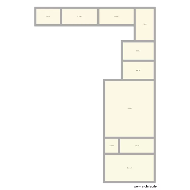 Orangerie TEP. Plan de 