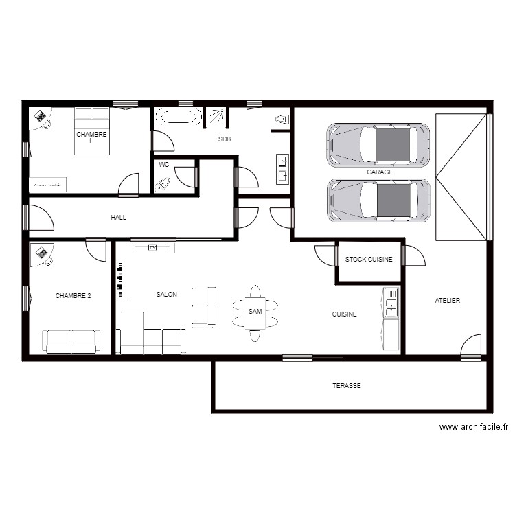 TPE CHAP. Plan de 0 pièce et 0 m2