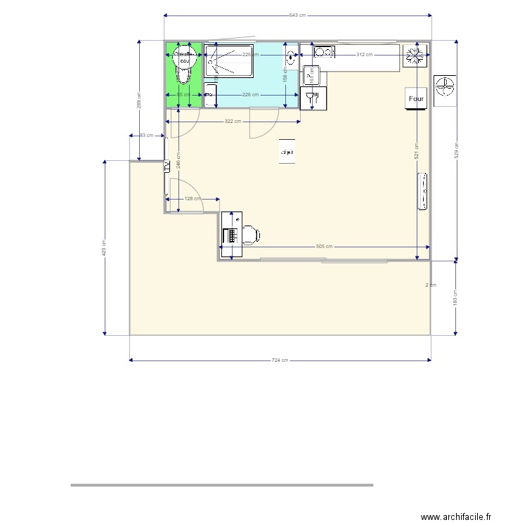 chalet avec equipements. Plan de 0 pièce et 0 m2