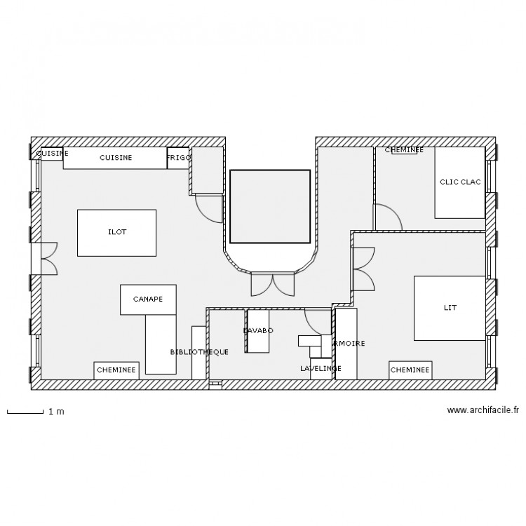 APPART-NOUVEAU-AVEC OBJETS. Plan de 0 pièce et 0 m2