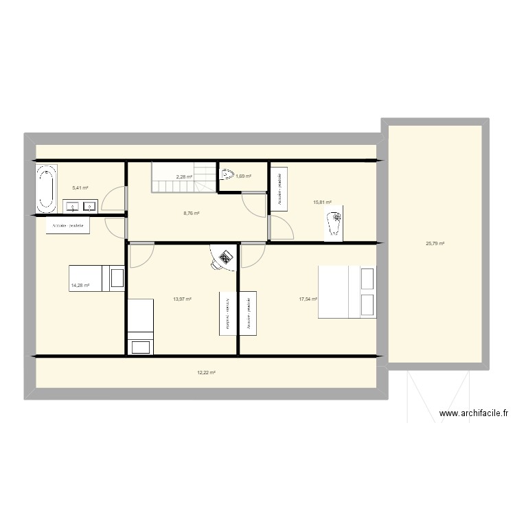 Maison 3 etage. Plan de 0 pièce et 0 m2