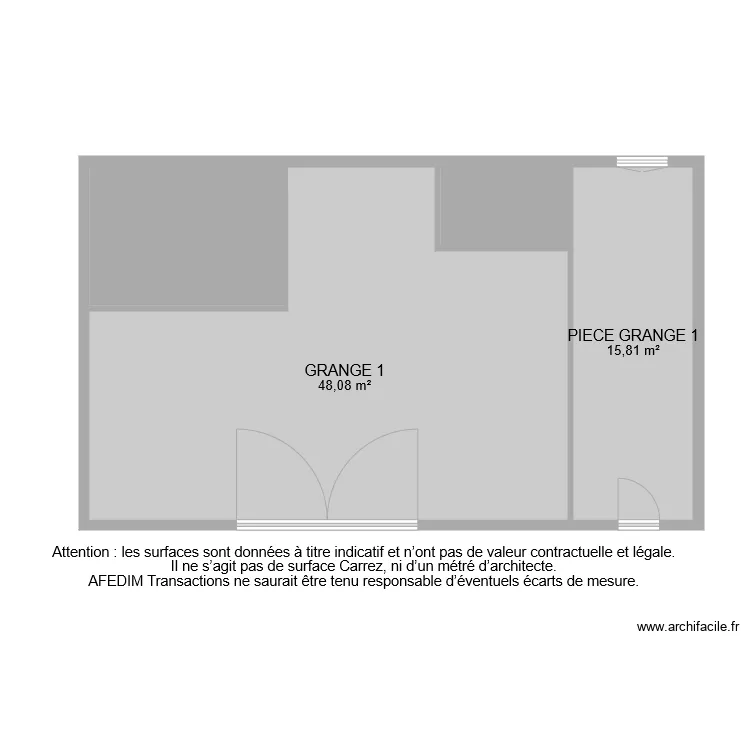 BI 6702 GRANGE. Plan de 