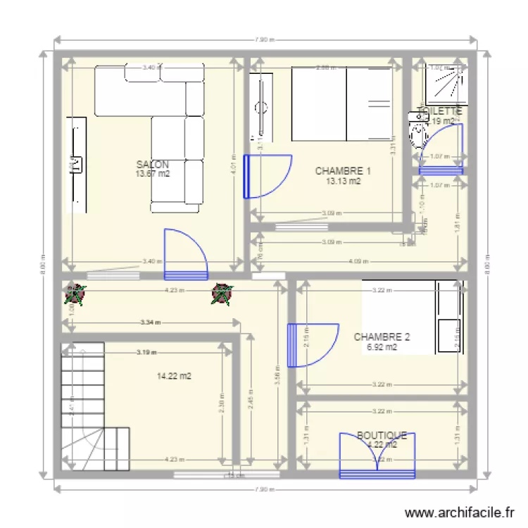 projet senga. Plan de 