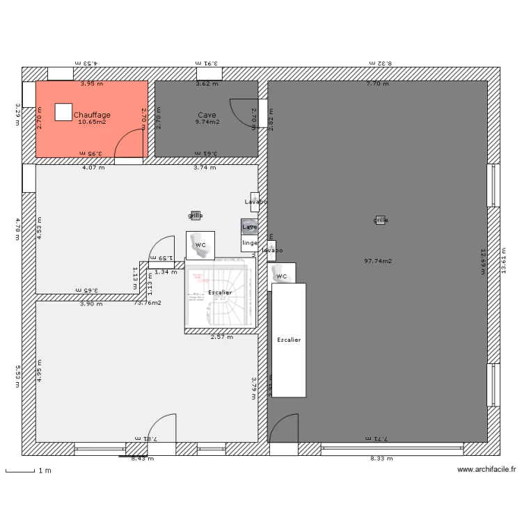 Cave A C. Plan de Cave A C. Plan de