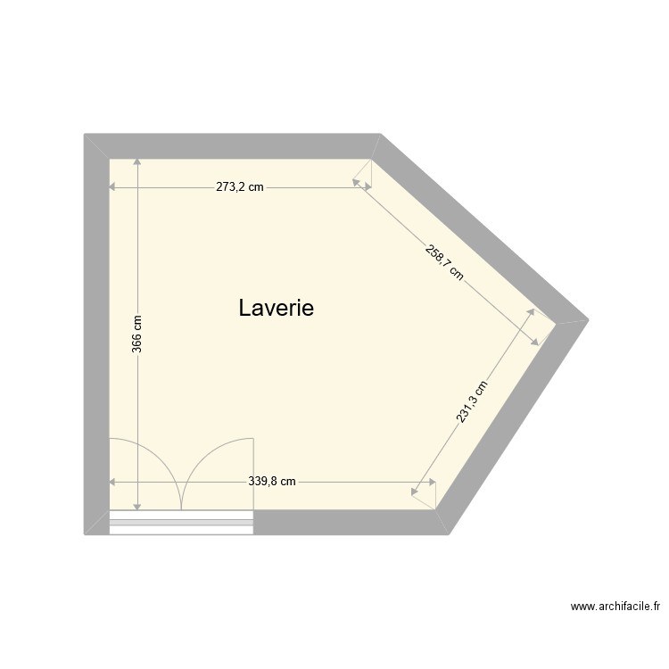 Cantarelle - Laverie. Plan de 0 pièce et 0 m2