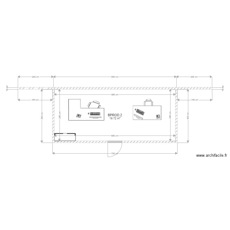 BPROD 2 FAB. Plan de 0 pièce et 0 m2