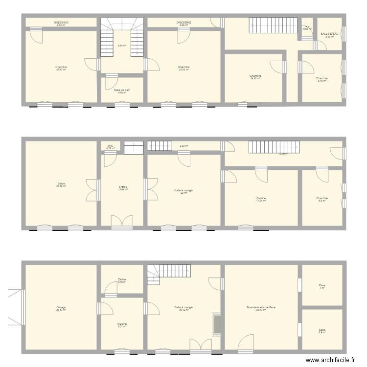 Plan AGENCE MEYNARD BLAYE. Plan de 0 pièce et 0 m2