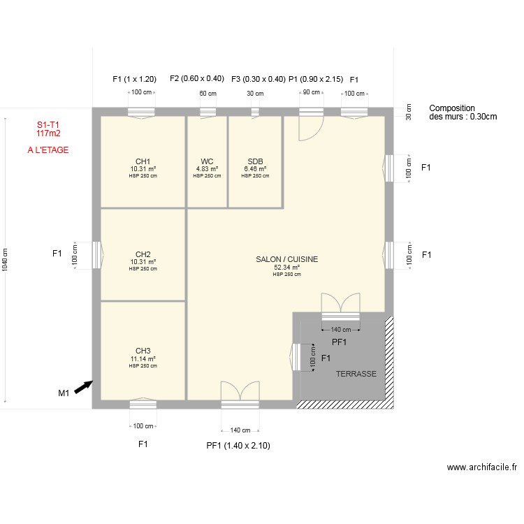 PLLAN MONDON. Plan de 0 pièce et 0 m2