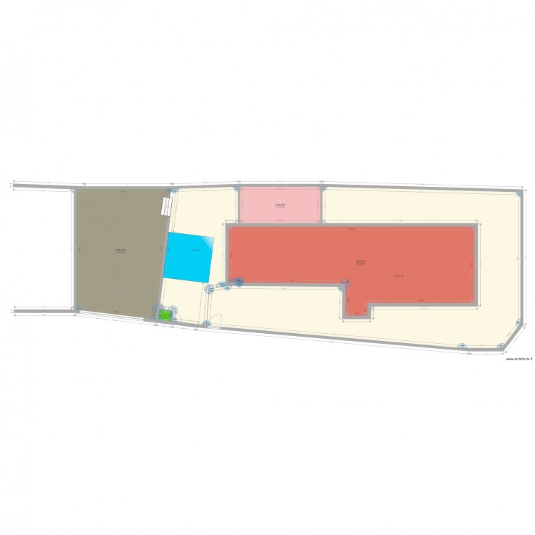 DP2 PLAN DE MASSE PISCINE PARCELLE AK512 ET AK18 MODIF. Plan de 0 pièce et 0 m2