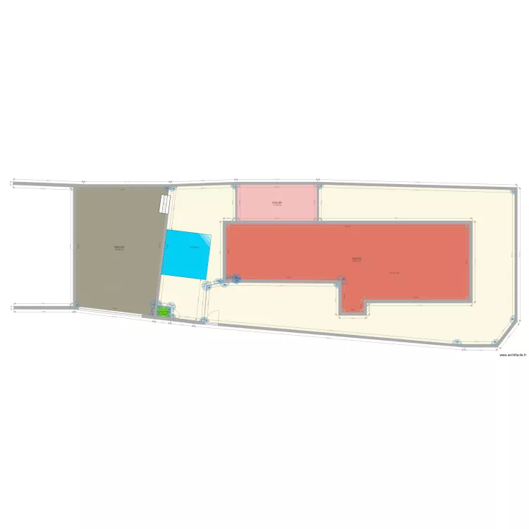 DP2 PLAN DE MASSE PISCINE PARCELLE AK512 ET AK18 MODIF. Plan de 
