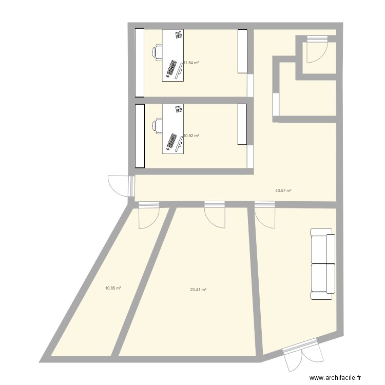 etude 2. Plan de 0 pièce et 0 m2