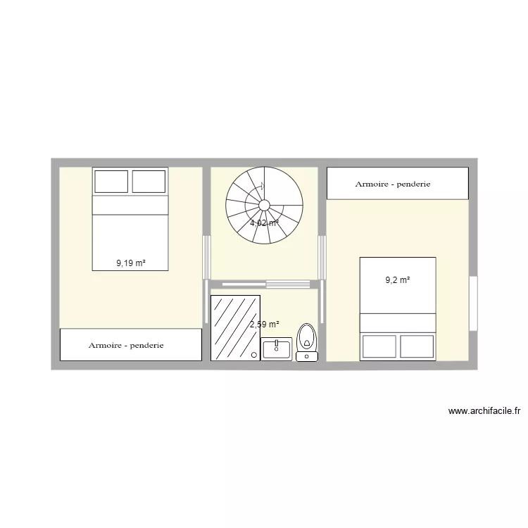 romeira YVETTE. Plan de 