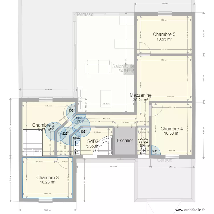 MAISON 2. Plan de 