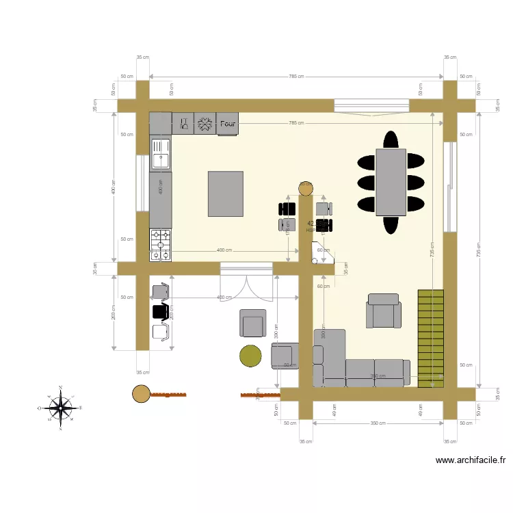 Maison JC 2. Plan de 