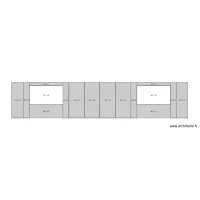 Mesures mur Coty Paris 