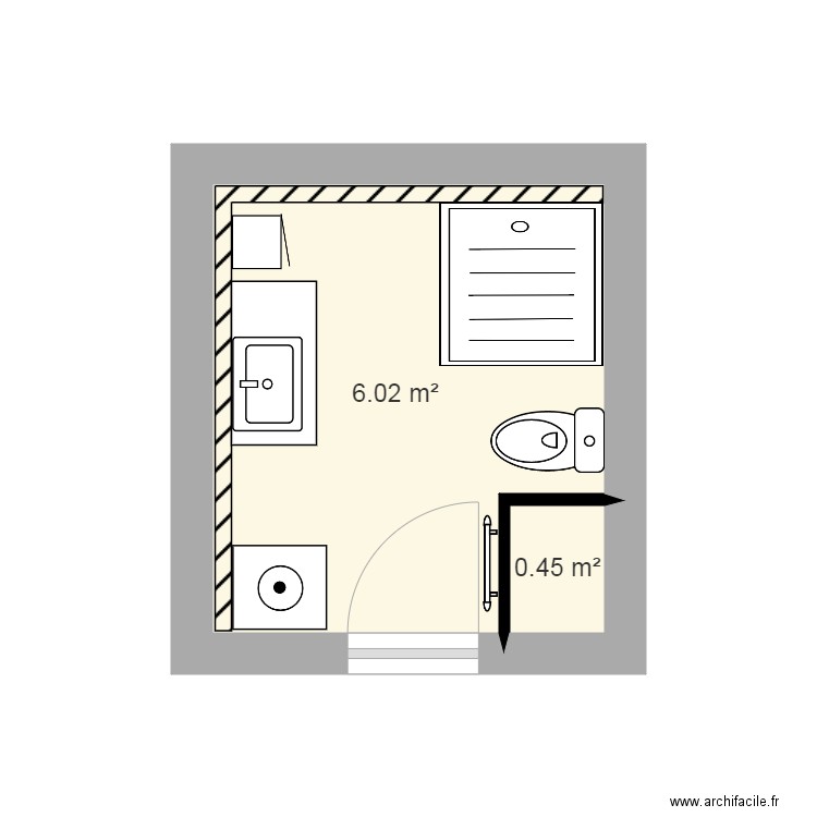 BRUGNEAUX JAECK PROJET SDB ETAGE 3. Plan de 0 pièce et 0 m2