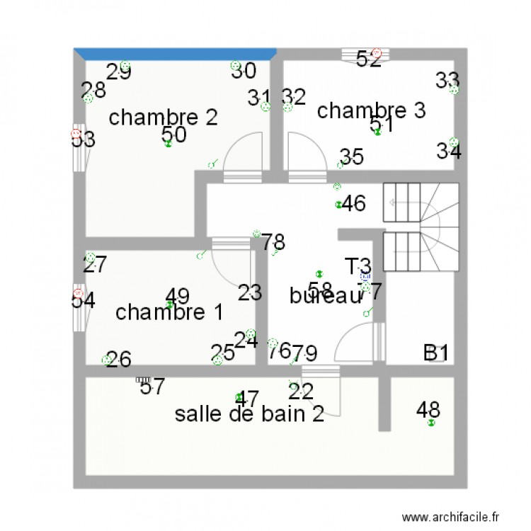 francis 1er etage. Plan de 0 pièce et 0 m2