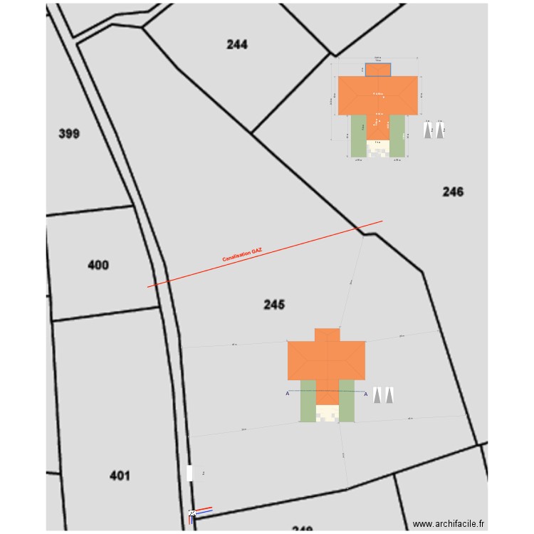 Pc2 Agri Plaissan. Plan de 0 pièce et 0 m2