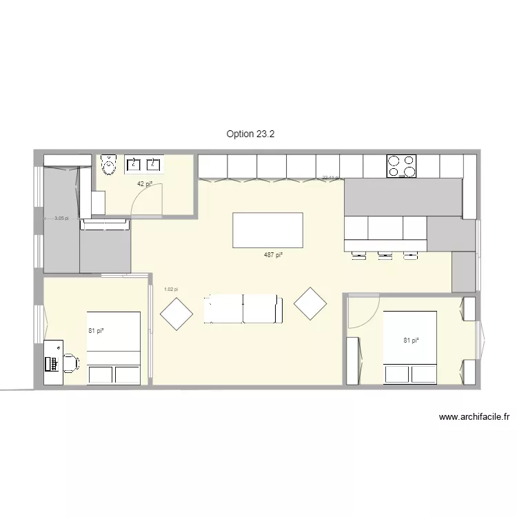 5093 Chambord Option 23 O2. Plan de 