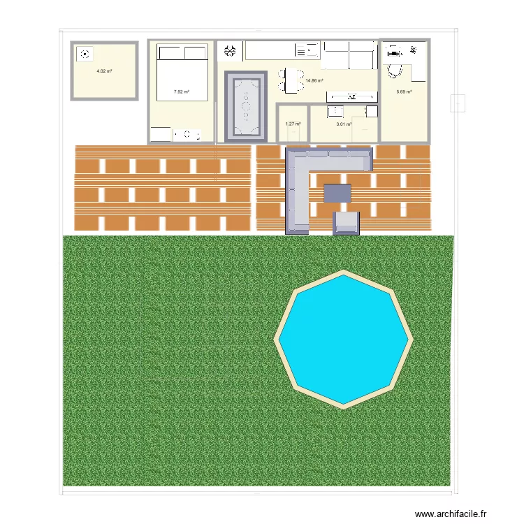 mobil homme. Plan de 