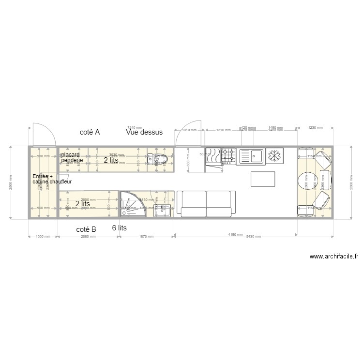 plan 04B. Plan de 0 pièce et 0 m2