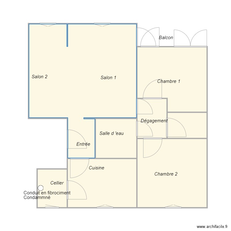 Croquis HERMAN AMIANTE. Plan de 0 pièce et 0 m2