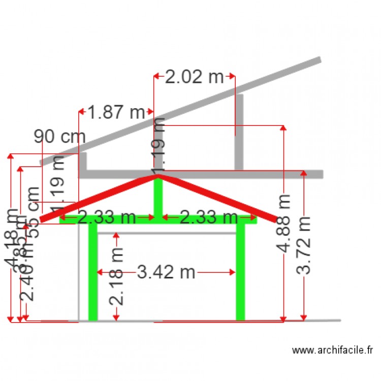 capucon. Plan de 0 pièce et 0 m2